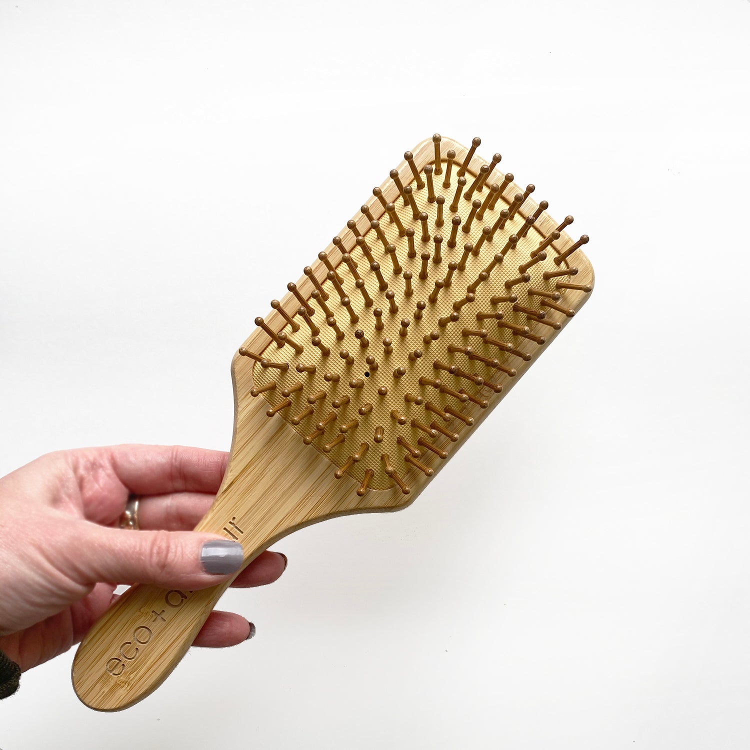 bamboo hair paddle brush