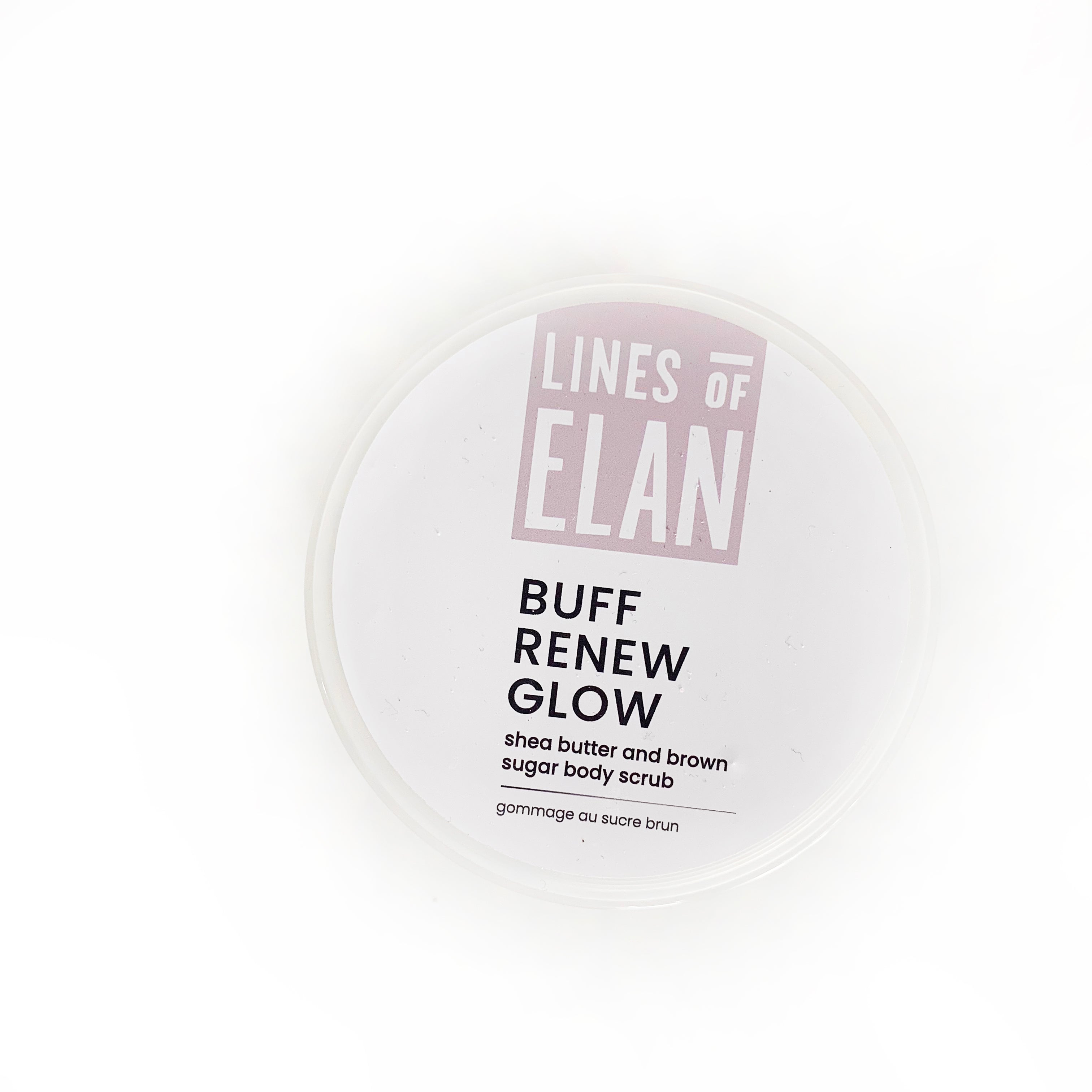 Sugar Scrub, BUFF RENEW GLOW | Lines of Elan