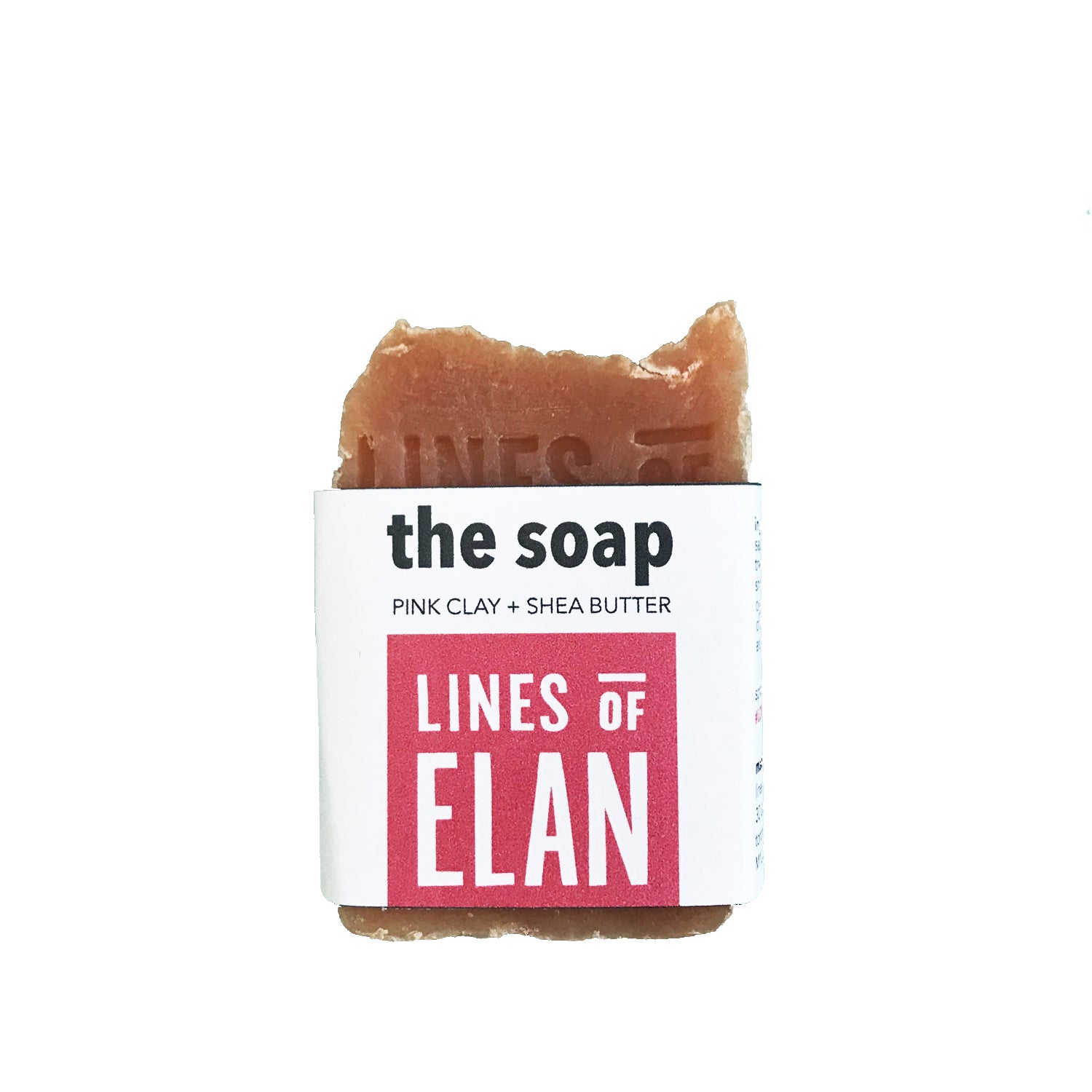 The Soap, Pink Clay + Coconut | Lines of Elan