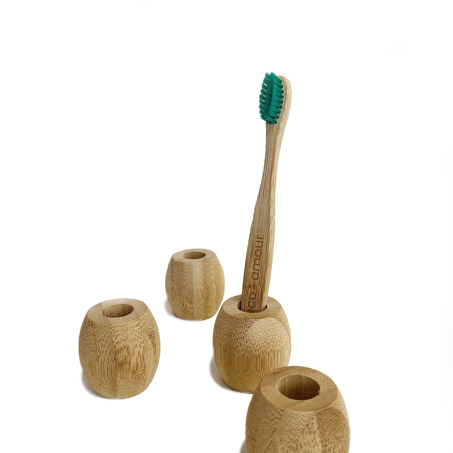 Bamboo Toothbrush Holder | eco+amour